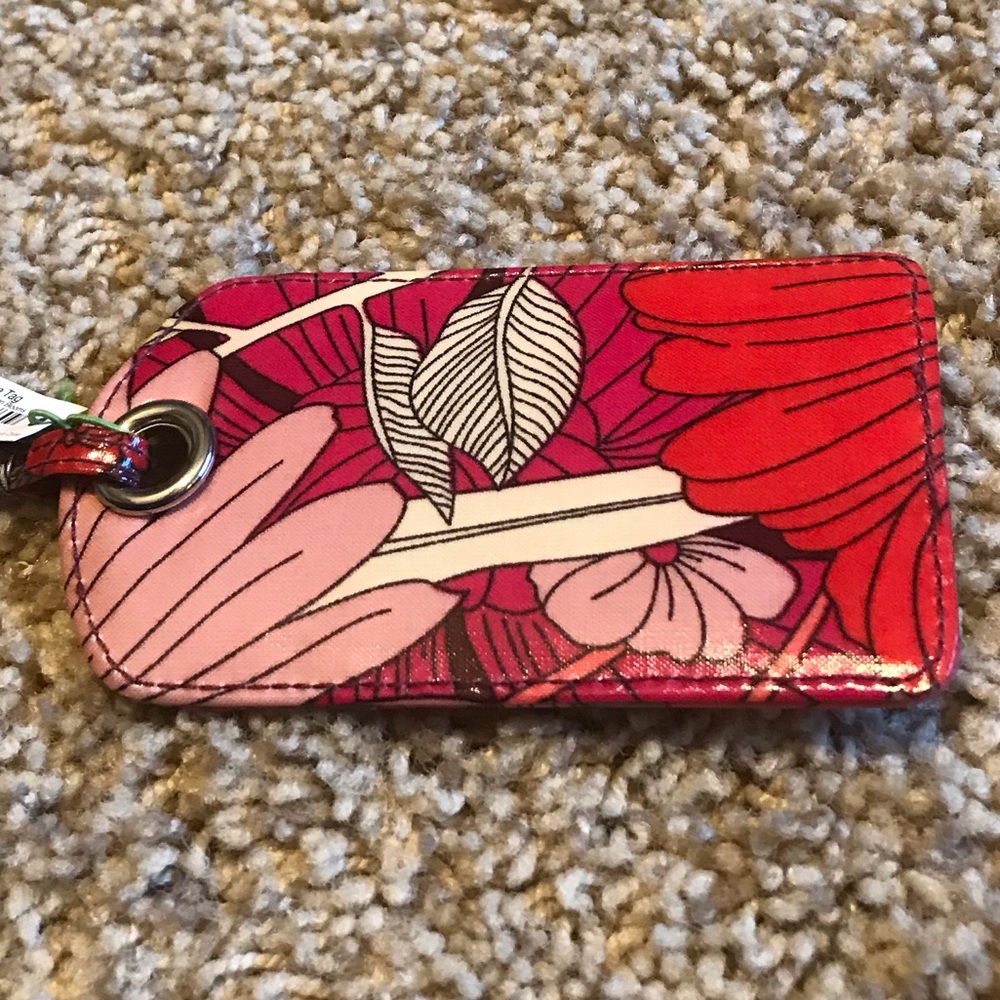Vera Bradley ID holder or luggage tag